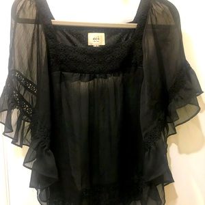 Top black very sheer...
